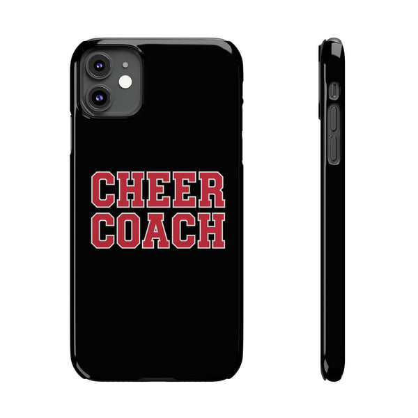 Premium Cheer Coach iPhone Case | Cheer Coach Gifts Slim Phone Cases