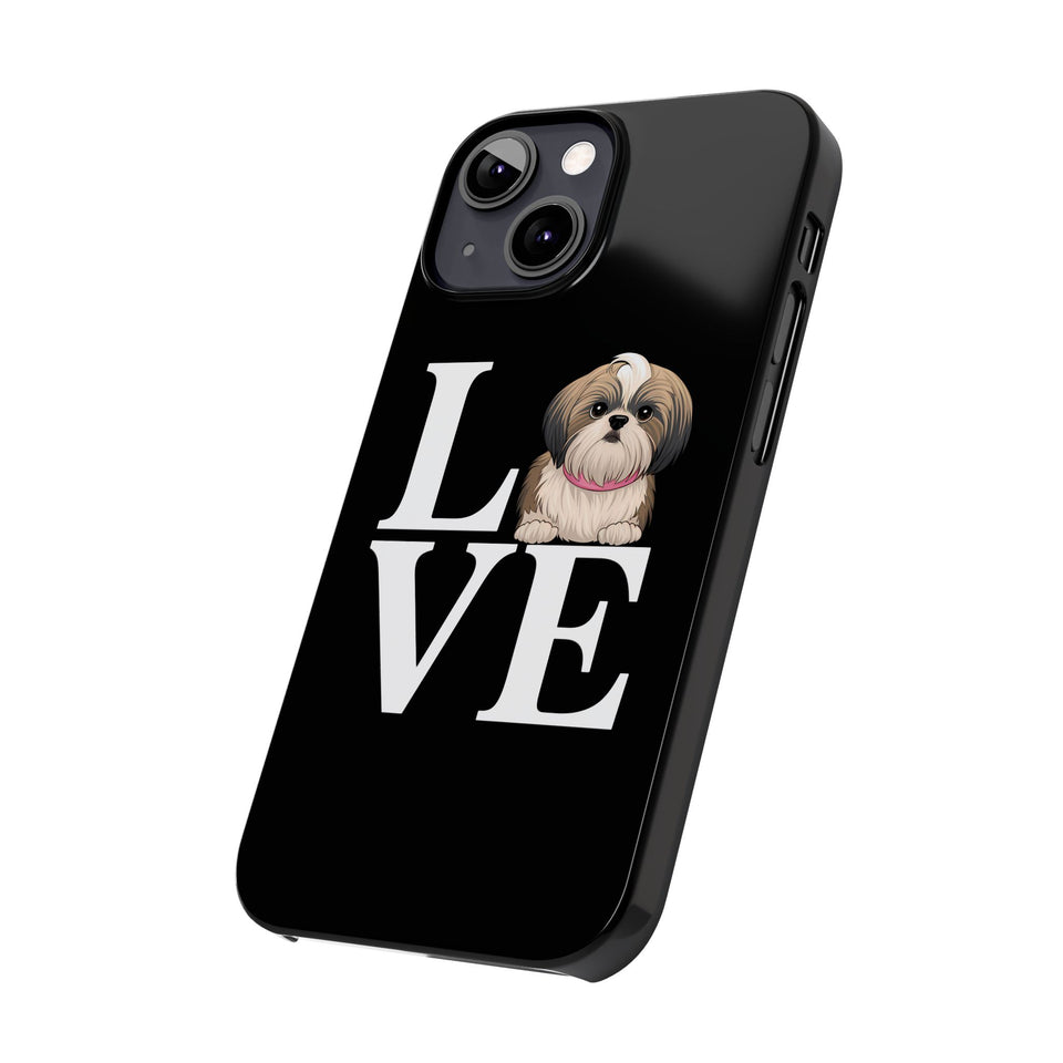Premium Love Shih Tzu iPhone Case | Cute Shih Tzu Slim Phone Cases