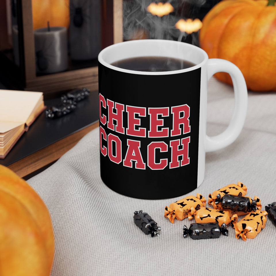 Cheer Coach Cheerleading Coach 2 Ceramic Mug | Cheerleading Coach Gifts (11oz)