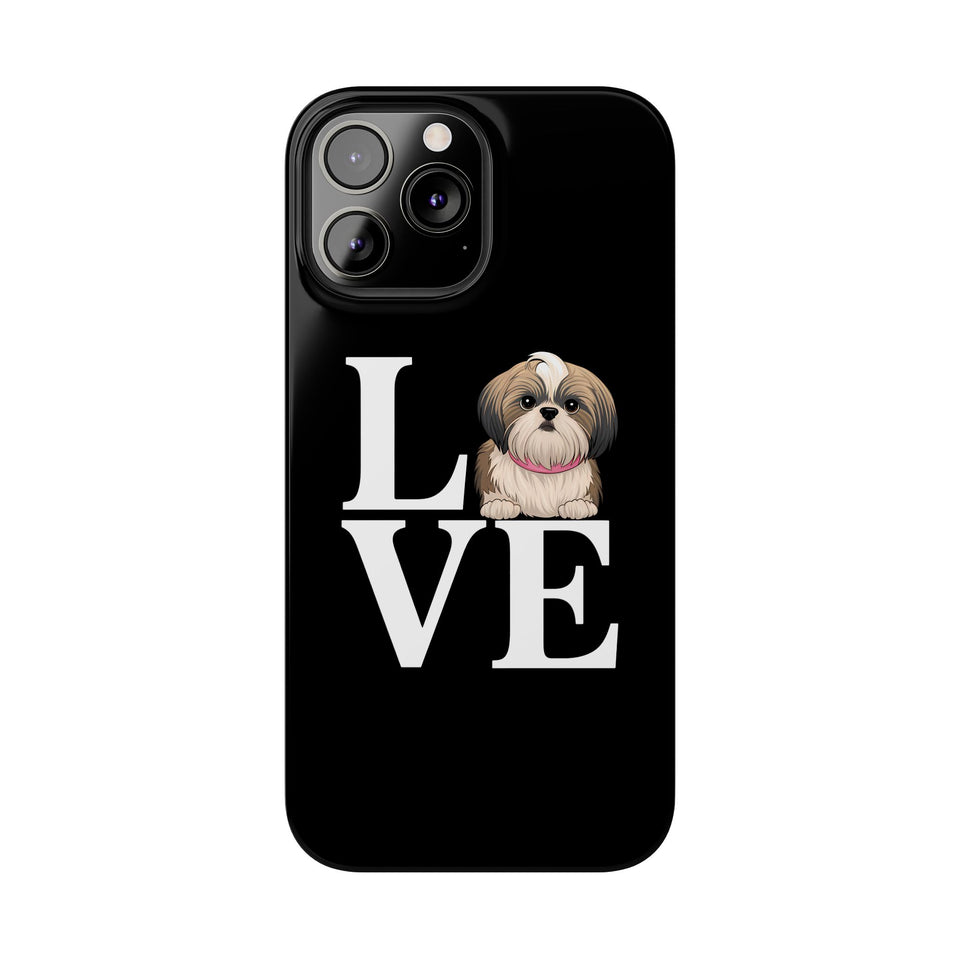 Premium Love Shih Tzu iPhone Case | Cute Shih Tzu Slim Phone Cases