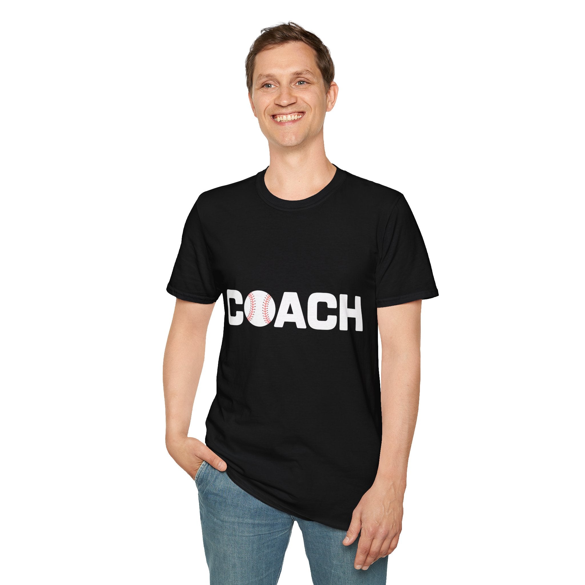 Softball & Baseball Coach Unisex T-Shirt | Softball Coach Shirt | Gift For Baseball Coach T Shirt Main image