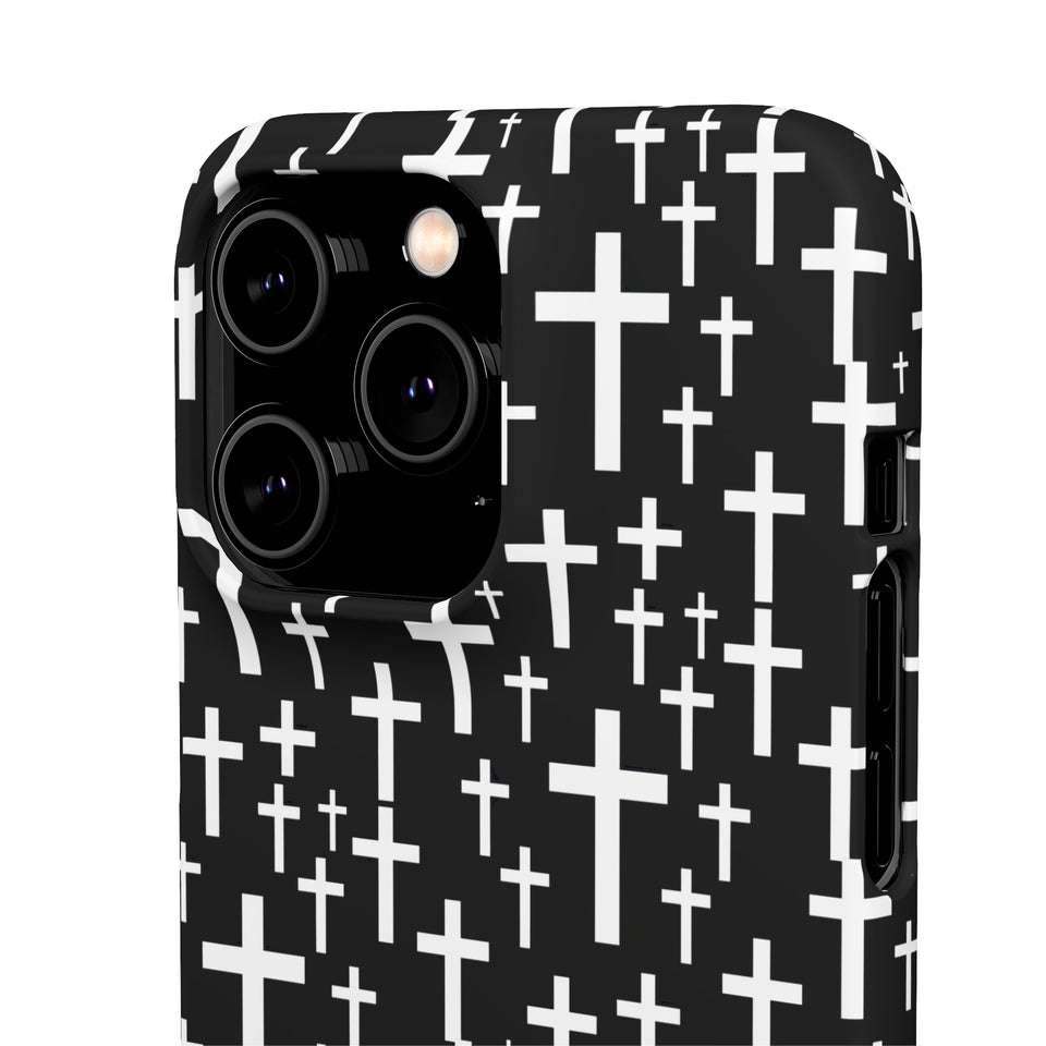 Faith In Jesus iPhone Christian Religion Phone Case | Faith Cross Phone Case | Christian Cross iPhone & Samsung Galaxy Snap Cases
