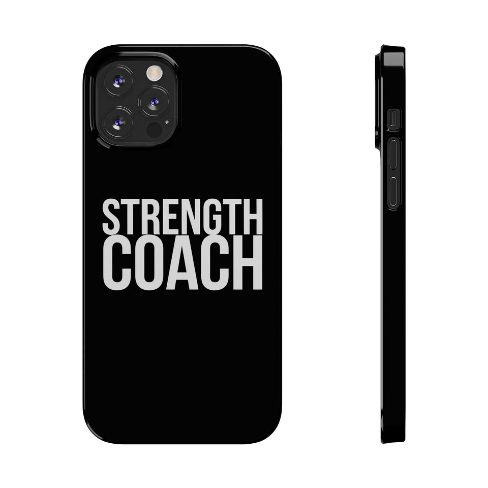 Premium Strength Coach iPhone Case | Strength Coach Gifts Slim Phone Cases