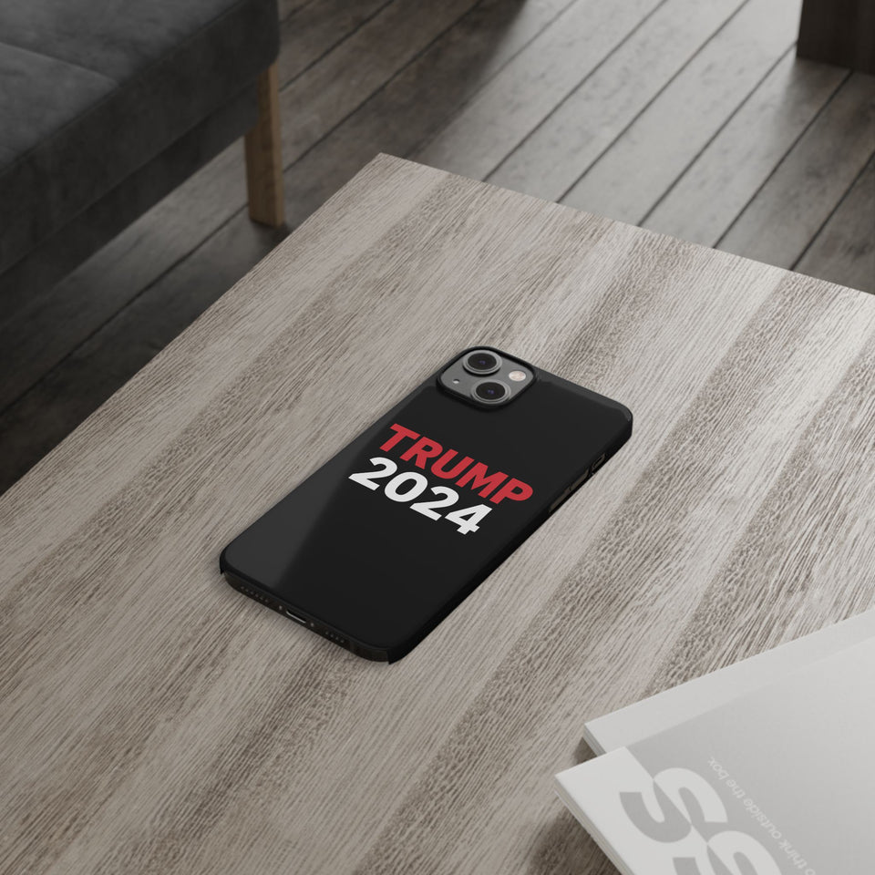 Premium Trump 2024 iPhone Case | Donald Trump Gifts Slim Phone Cases