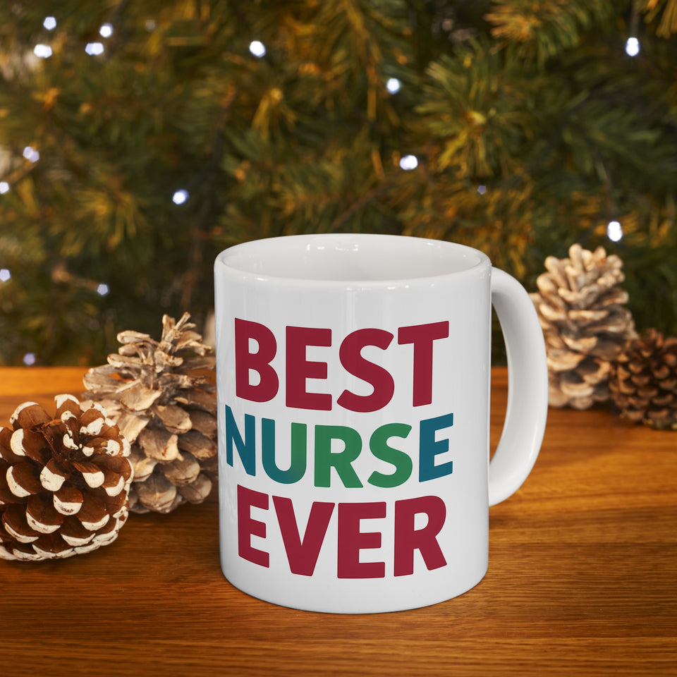 Best Nurse Ever Mug | Nurse Gift | Nurse Coffee Mug | Nurse Gift Ideas Mug 11oz 5