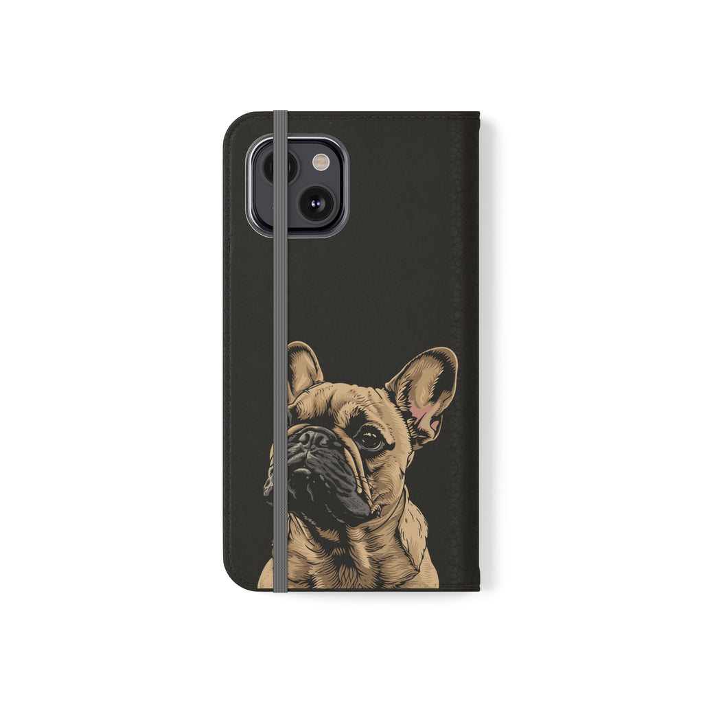 French Bulldog Phone Case | I Love My Frenchie Wallet Phone Case Gifts | IPhone & Samsung Galaxy French Bulldog Flip Cases