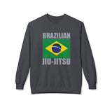 Brazilian Jiu Jitsu Flag 2 BJJ Unisex Midweight Softstyle Fleece Crewneck Sweatshirt Brazilian Jiu Jitsu Flag 2 BJJ Unisex Midweight Softstyle Fleece Crewneck Sweatshirt