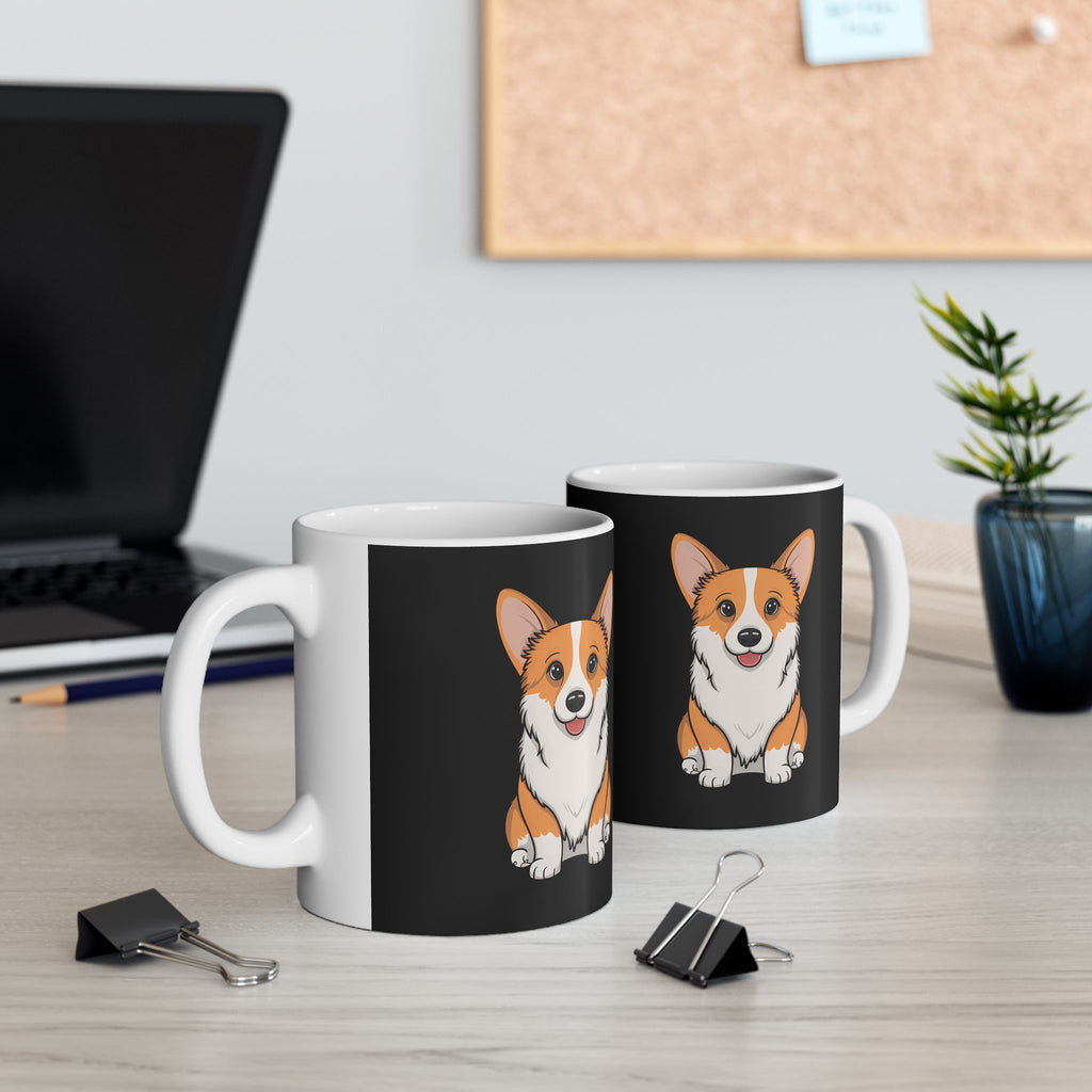 Love Corgis Ceramic Mug | Corgi Gifts (11oz)