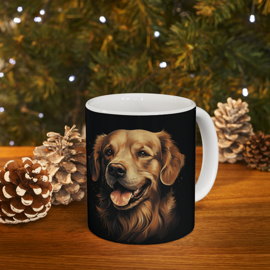 golden retriever gift, golden retriever mug, golden retriever coffee mug, golden retriever gifts for her, gifts for golden retriever lovers, golden retriever presents, golden retriever merchandise