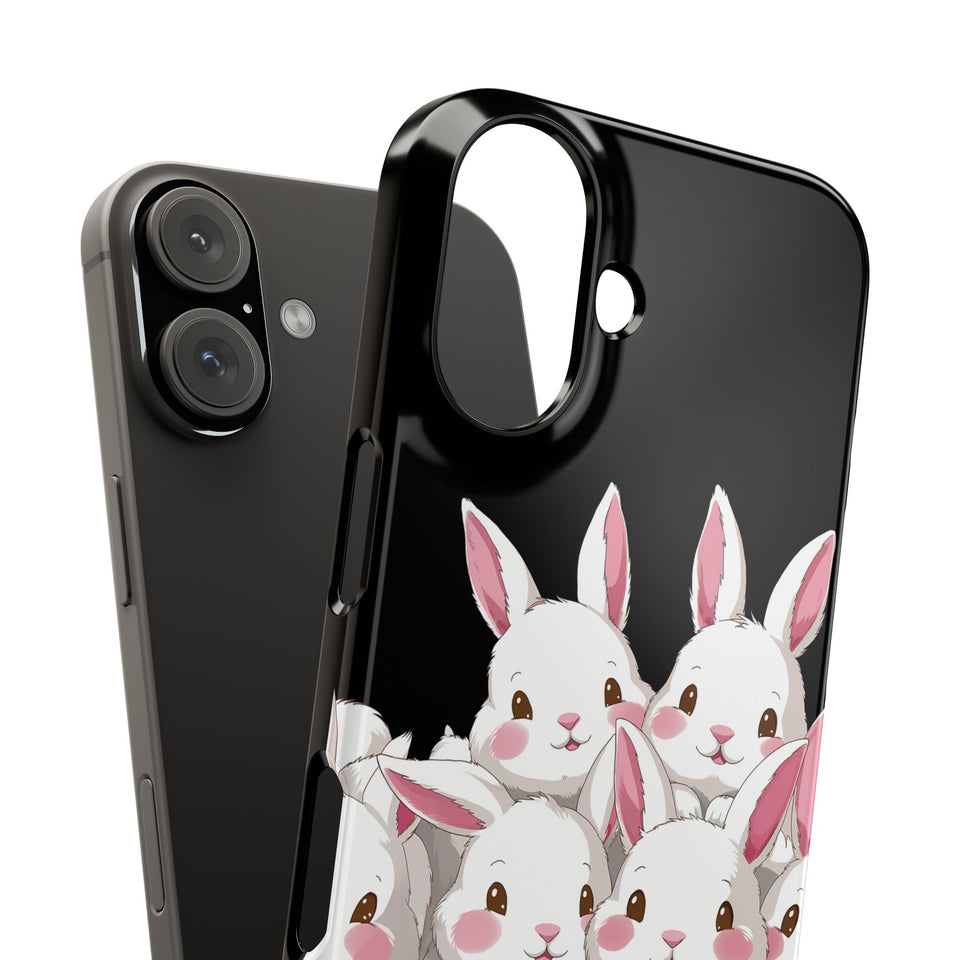 Premium Cute Rabbit iPhone Case | Rabbit Gifts Slim Phone Cases