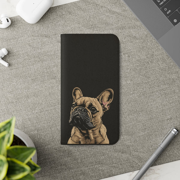 French Bulldog Phone Case | I Love My Frenchie Wallet Phone Case Gifts | IPhone & Samsung Galaxy French Bulldog Flip Cases