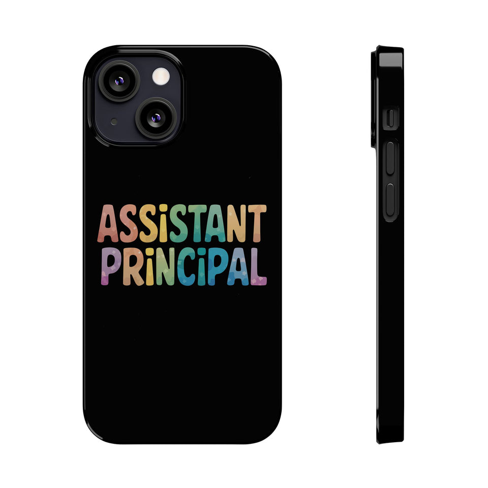 Premium Assistant Principal iPhone Case | Cute Assistant Principal Gifts Slim Phone Cases