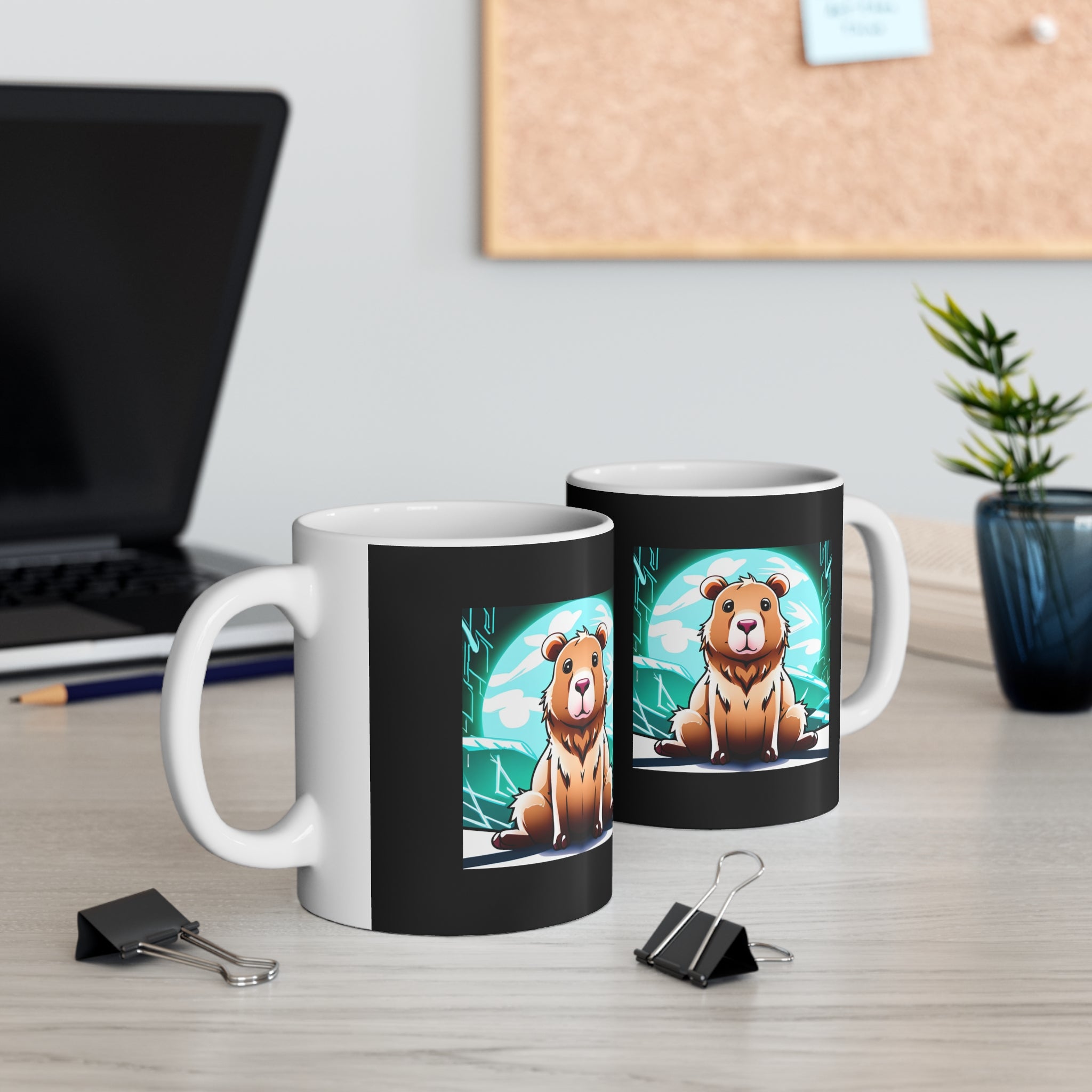 Anime Capybara Mug | Capybara Coffee Mug | Cute Coffee Mug 11oz