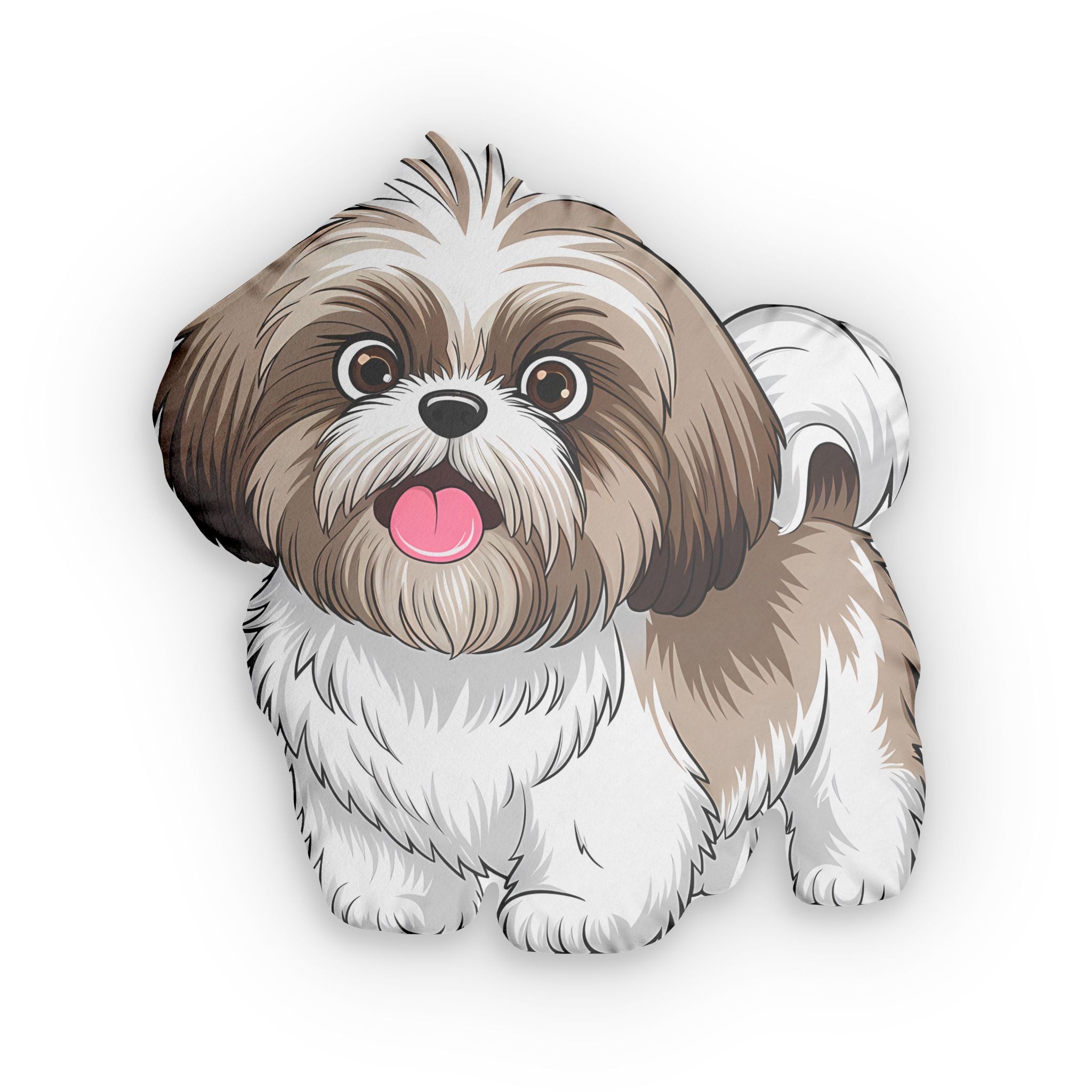 Cute Shih Tzu Custom Shaped Pillow | Adorable Shih Tzu Gift Pillow Main image