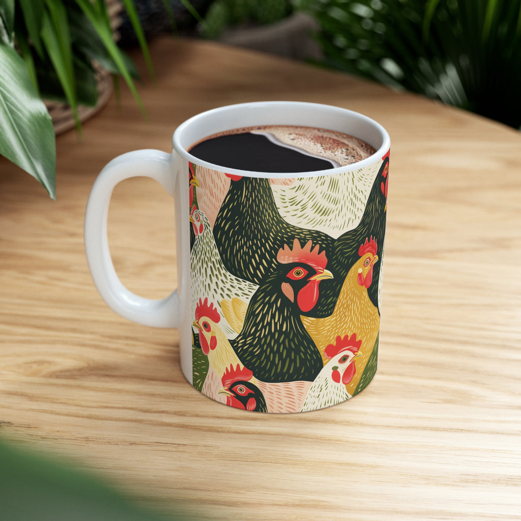 chicken gift, chicken mug, gifts for chicken lovers, gifts for chicken owners, chicken themed gifts, chicken gifts for her, chicken coffee mug, chicken gifts for chicken lovers, chicken presents, 