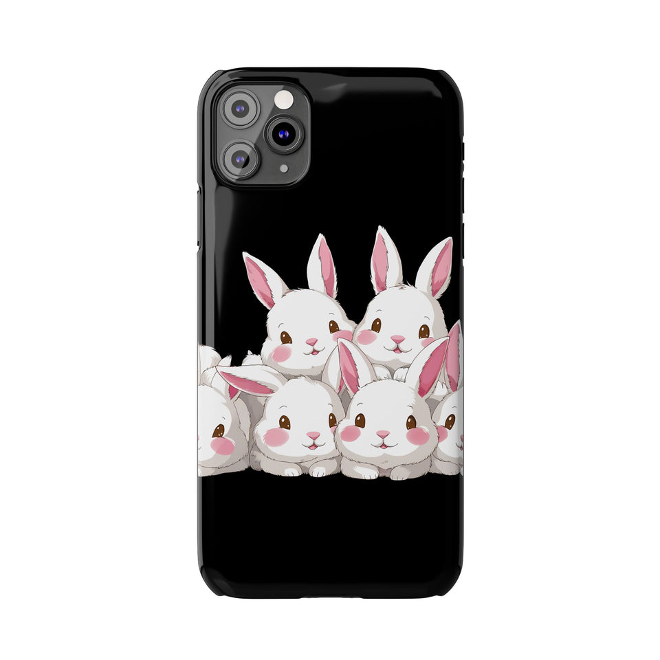 Premium Cute Rabbit iPhone Case | Rabbit Gifts Slim Phone Cases