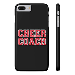 Premium Cheer Coach iPhone Case | Cheer Coach Gifts Slim Phone Cases Premium Cheer Coach iPhone Case | Cheer Coach Gifts Slim Phone Cases