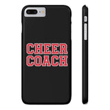Premium Cheer Coach iPhone Case | Cheer Coach Gifts Slim Phone Cases Premium Cheer Coach iPhone Case | Cheer Coach Gifts Slim Phone Cases