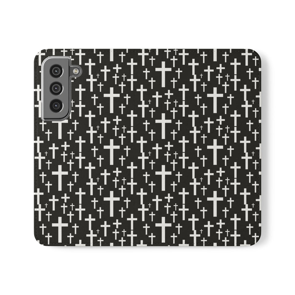 Faith Religion Jesus Cross Phone Case | Faith Religion Wallet Phone Case Gifts | IPhone & Samsung Galaxy Jesus Cross  Flip Cases