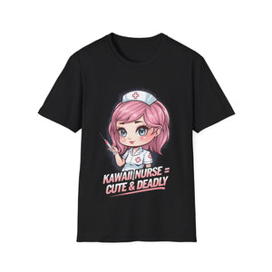Kawaii Nurse Cute and Deadly T-Shirt Kawaii Nurse Cute and Deadly T-Shirt