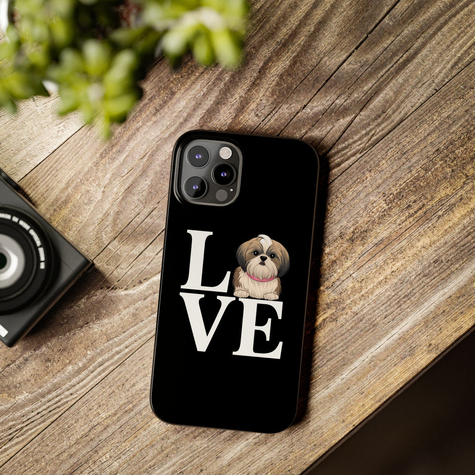 Premium Love Shih Tzu iPhone Case | Cute Shih Tzu Slim Phone Cases