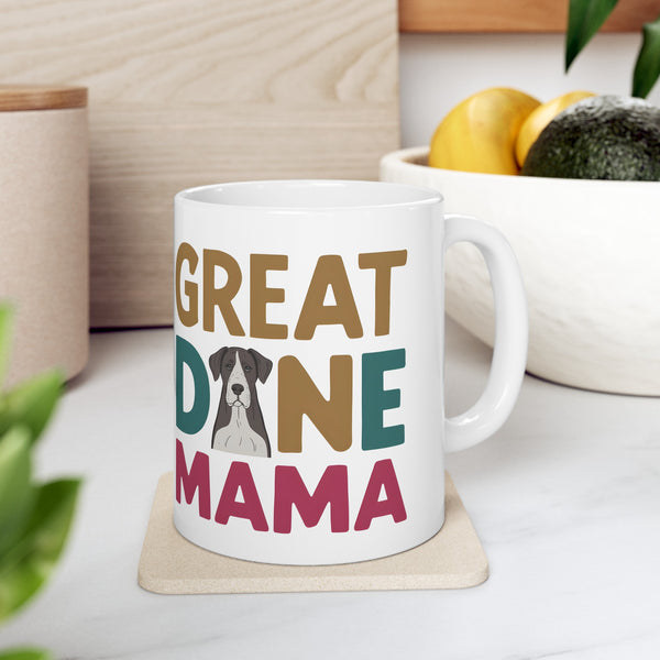 Great Dane Mama Mug 2 | Great Dane Gift | Great Dane Coffee Mug | Great Dane Gift Ideas Mug 11oz
