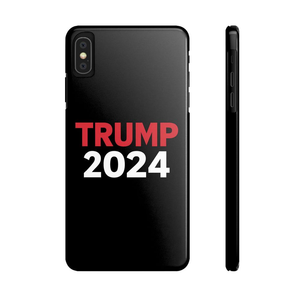 Premium Trump 2024 iPhone Case | Donald Trump Gifts Slim Phone Cases