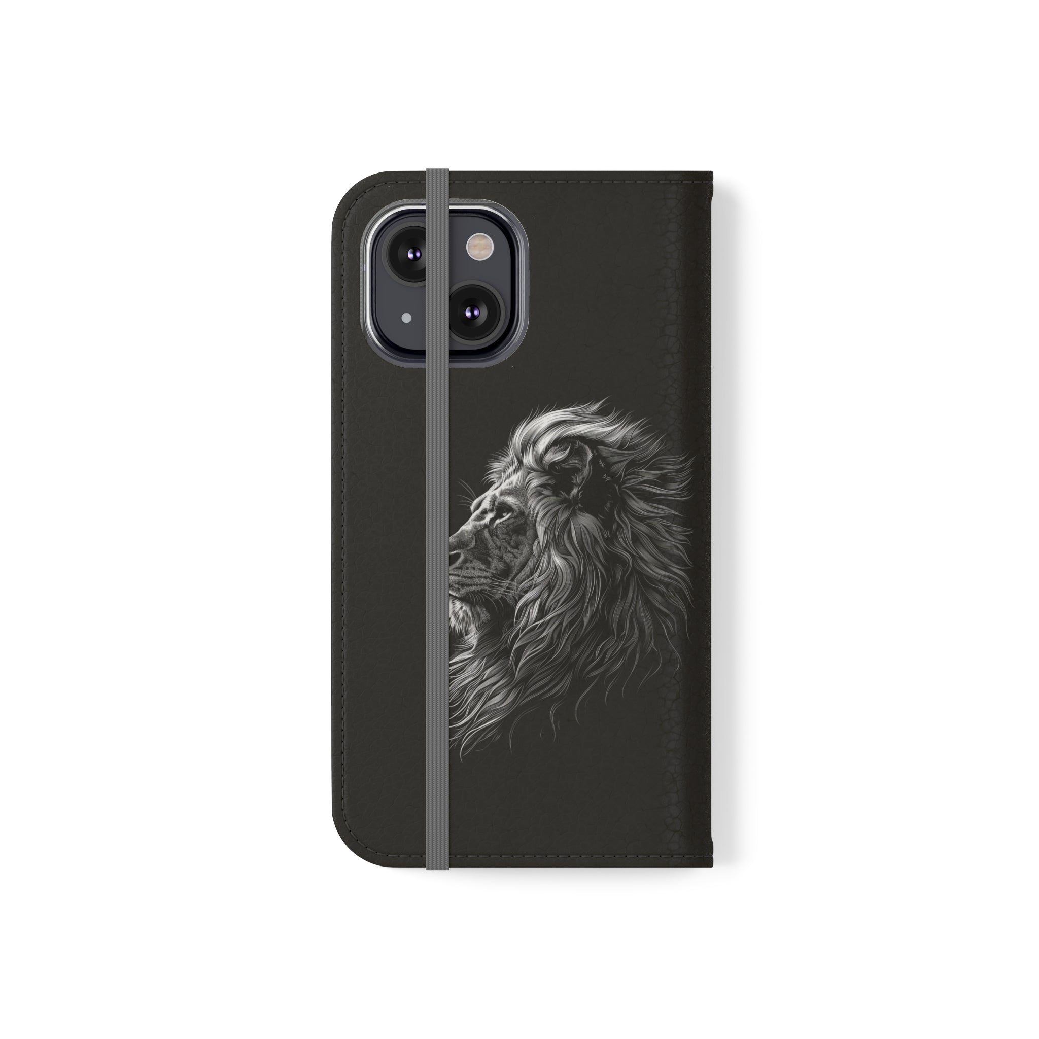 Lion Phone Case | Lion Wallet Phone Case Gifts | IPhone & Samsung Galaxy Lion Flip Cases