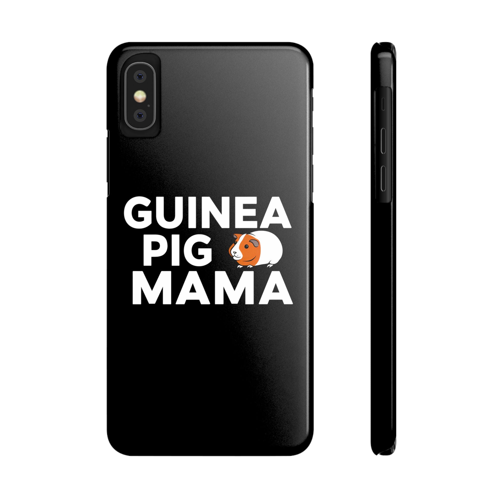 Cute Guinea Pig Mama Slim iPhone Cases | Guinea Pig Gift iPhone Case