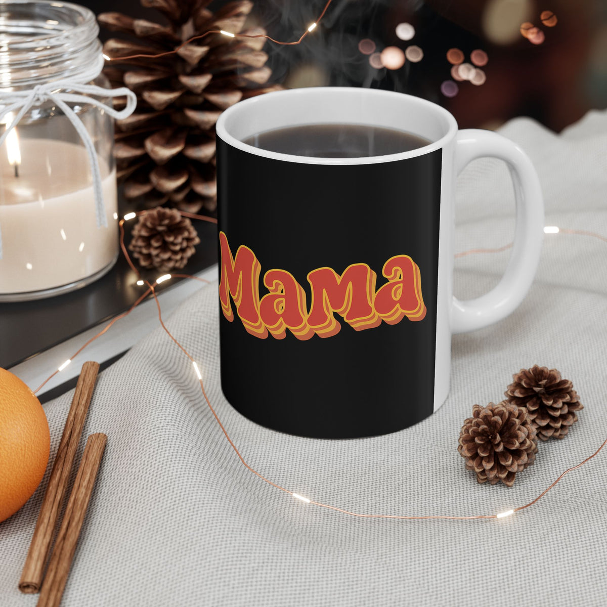Womens Mama Mug | Birthday Mom Merchandise | Mothers Day Gifts Ceramic Mug 11oz