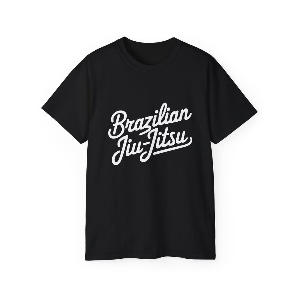 Brazilian Jiu Jitsu Cursive Shirt | BJJ Gift | Brazilian Jiu Jitsu Merchandise | JiuJitsu Gifts | BJJ Presents Unisex T-Shirt