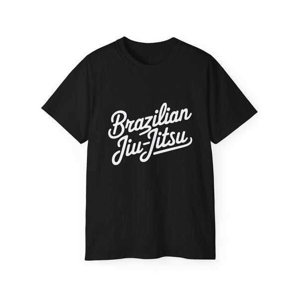 Brazilian Jiu Jitsu Cursive Shirt | BJJ Gift | Brazilian Jiu Jitsu Merchandise | JiuJitsu Gifts | BJJ Presents Unisex T-Shirt