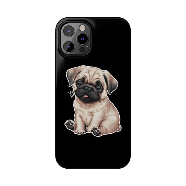 Premium Pug Puppy iPhone Case | Cute Pug Gifts Slim Phone Cases