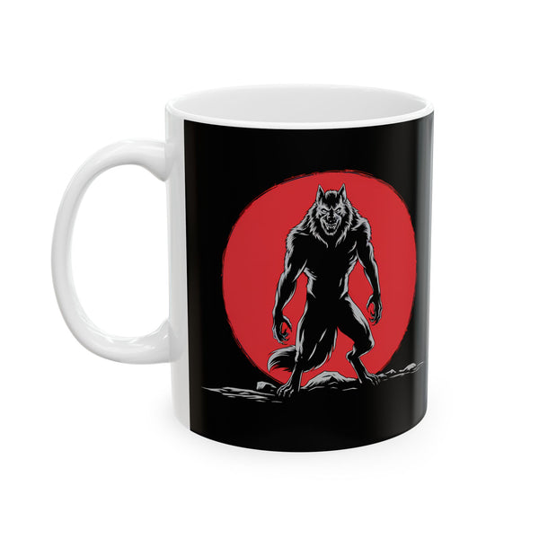 Werewolf Red Moon Mug