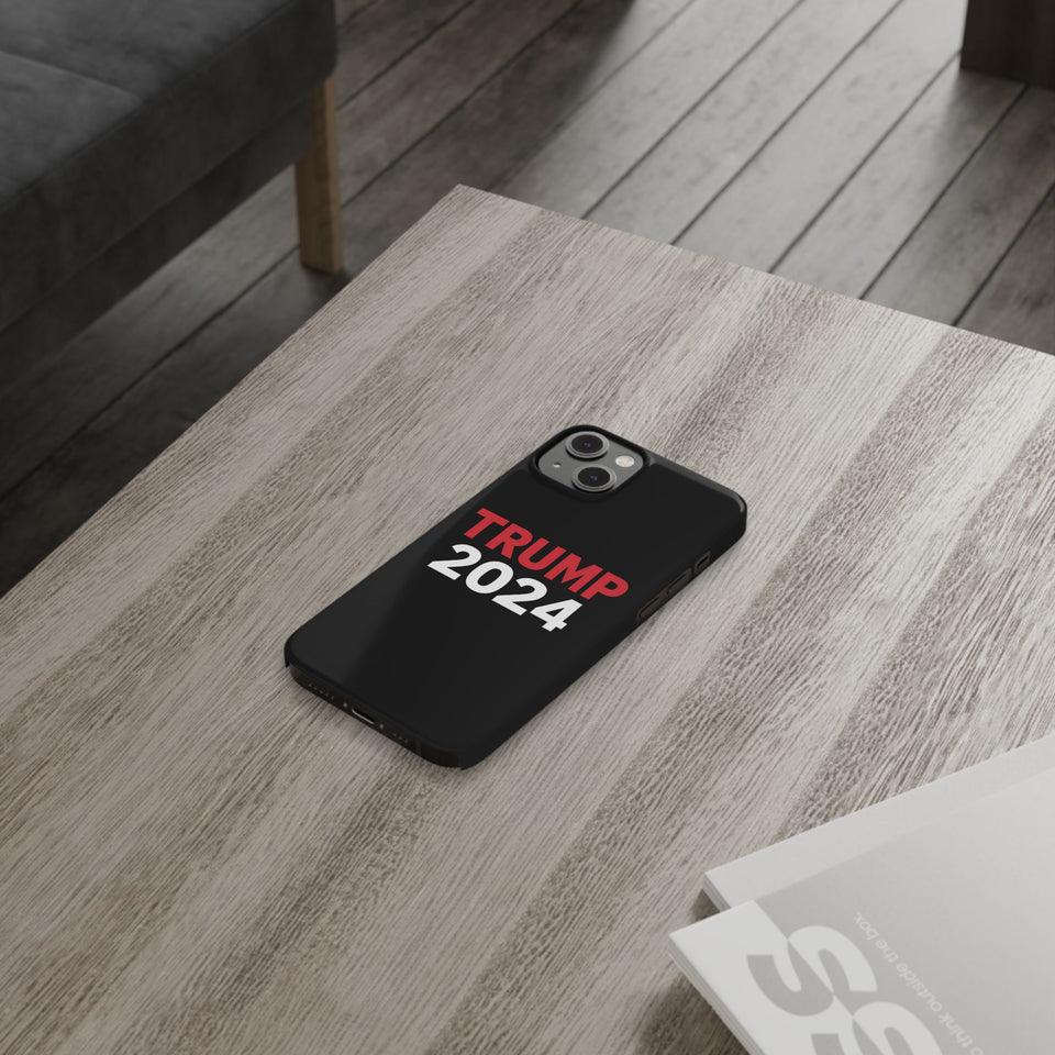 Premium Trump 2024 iPhone Case | Donald Trump Gifts Slim Phone Cases
