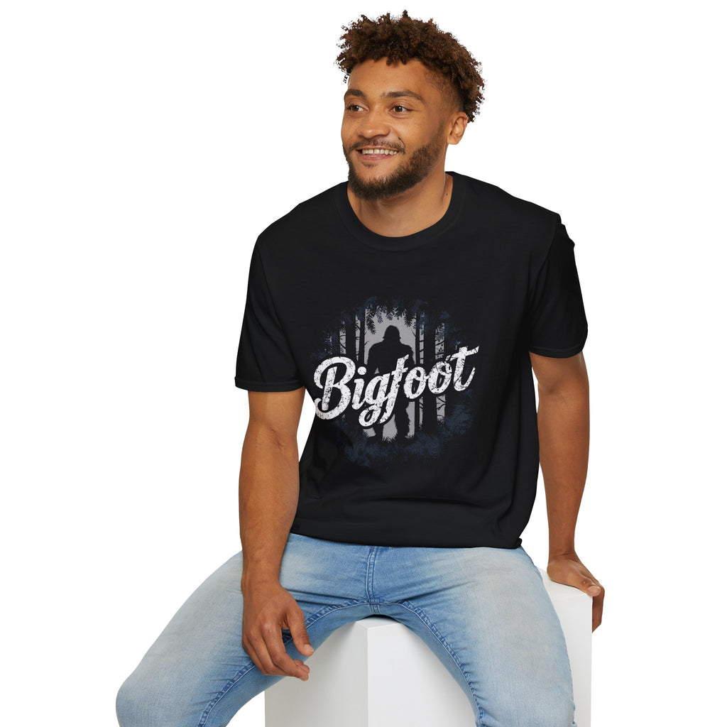 Bigfoot Shirt | Sasquatch Bigfoot T Shirt | Bigfoot In Forest Tee Shirt | Sasquatch Bigfoot Unisex T-Shirt 2