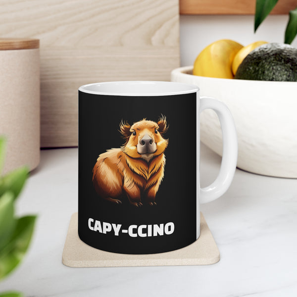 Capybara Mug | Capybara Coffee Mug | Funny Capy-Ccino Mug 11oz