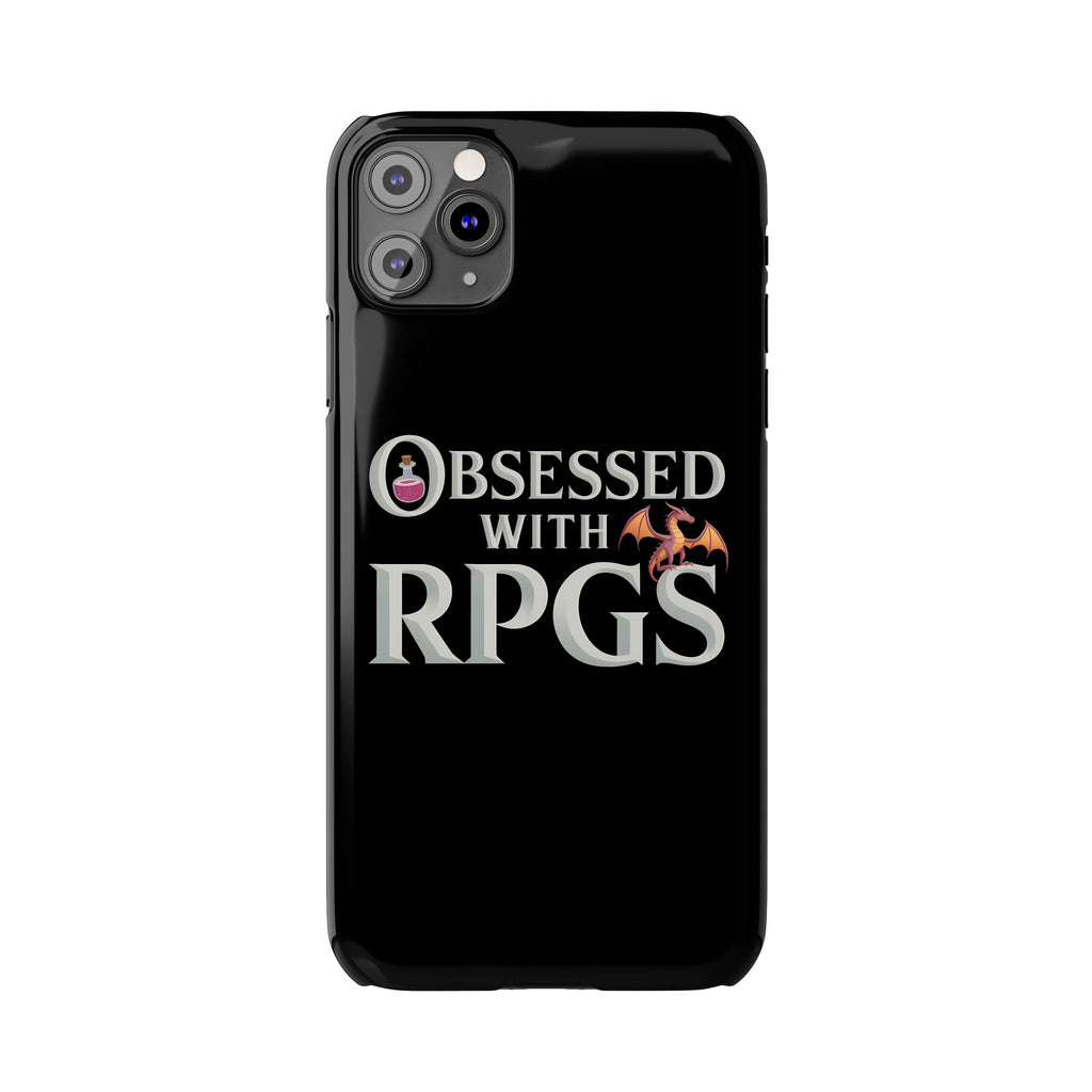 Premium Obsessed With RPGs iPhone Case | Fantasy Role Playing Game Slim Phone Cases