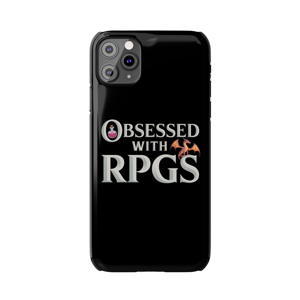 Premium Obsessed With RPGs iPhone Case | Fantasy Role Playing Game Slim Phone Cases