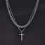 Sleek Men's Cross Necklace