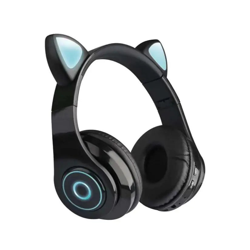 LED Cat Ears Bluetooth 5.0 Headphones | Noise Cancelling Headphones