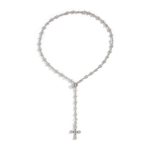 Vintage Gothic Cross Pendant Necklace