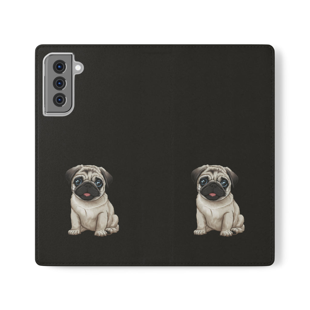 Pug iPhone & Samsung Wallet Phone Case | Pug Flip Cases