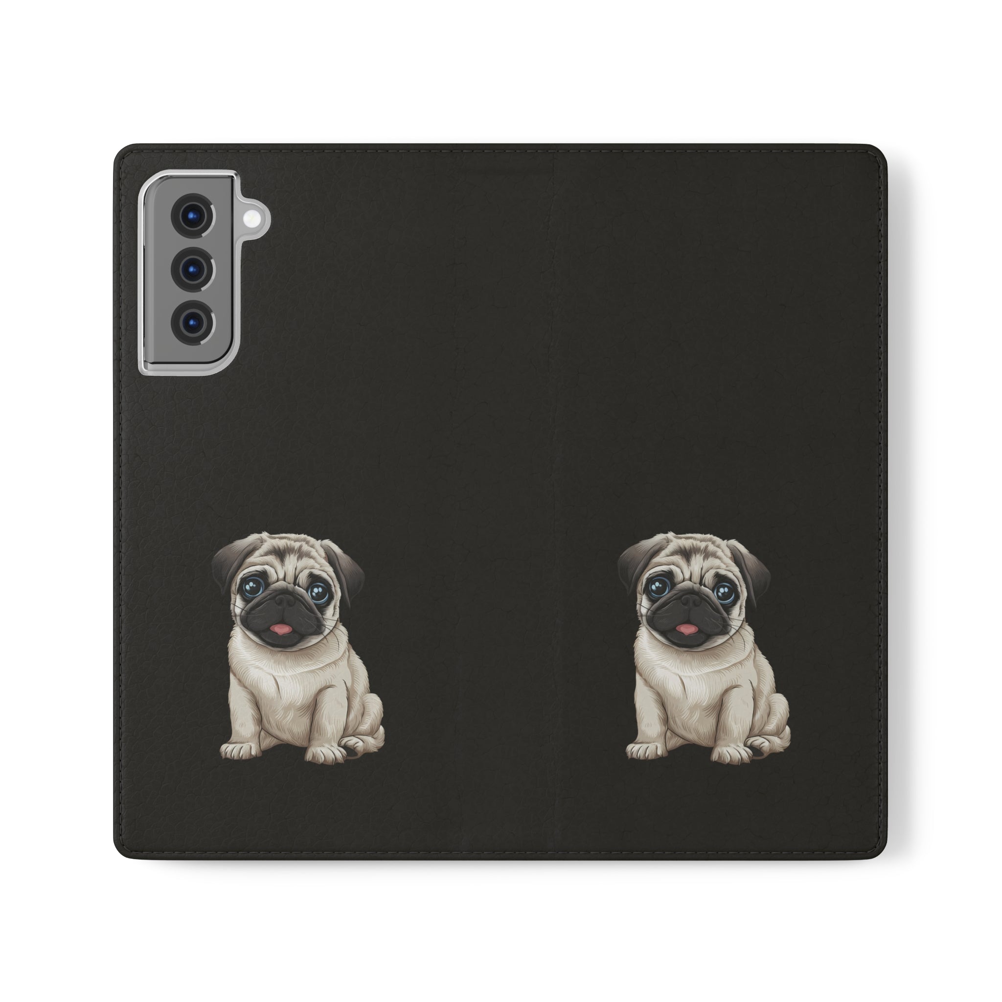 Pug iPhone & Samsung Wallet Phone Case | Pug Flip Cases