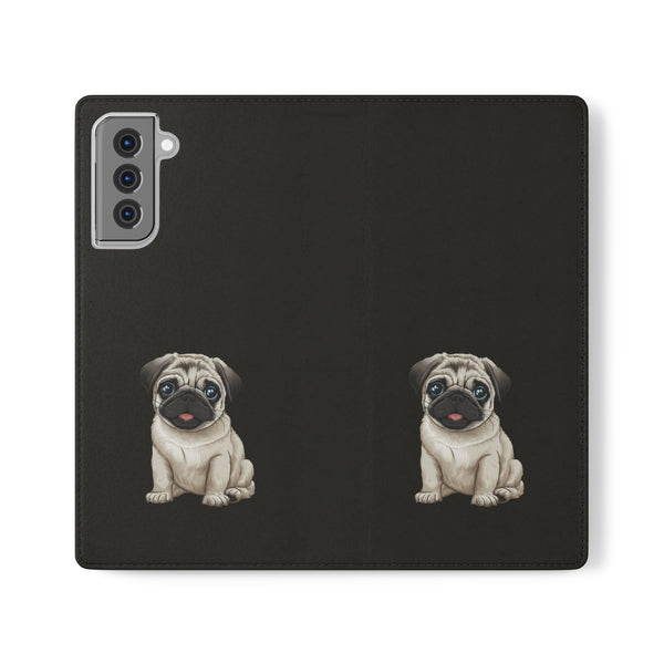 Pug iPhone & Samsung Wallet Phone Case | Pug Flip Cases