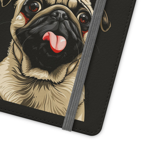 Pug Phone Case | I Love My Pug Wallet Phone Case | IPhone & Samsung Galaxy Pug Flip Cases