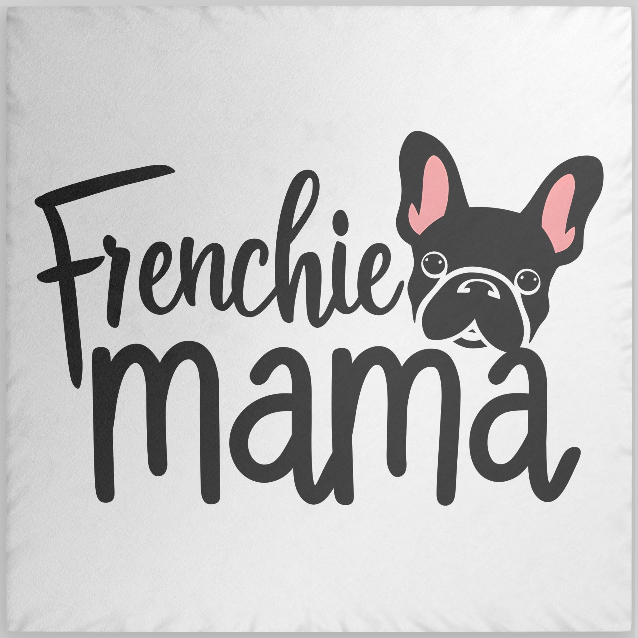 Frenchie Mama Custom Shaped Pillow | French Bulldog Gift Pillow Secondary image