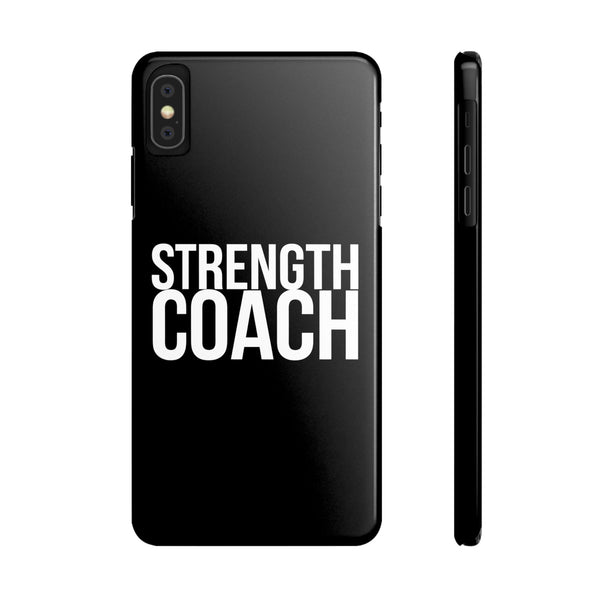 Premium Strength Coach iPhone Case | Strength Coach Gifts Slim Phone Cases