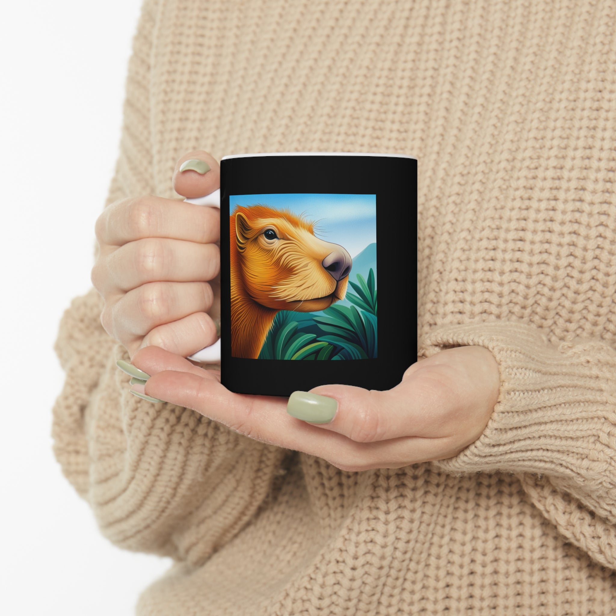 Capybara Mug 2 | Capybara Coffee Mug | Cute Coffee Mug 11oz