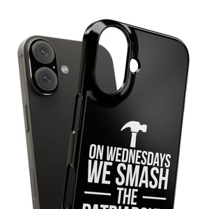 Premium On Wednesdays We Smash The Patriarchy iPhone Case | Feminist Gifts Slim Phone Cases Premium On Wednesdays We Smash The Patriarchy iPhone Case | Feminist Gifts Slim Phone Cases